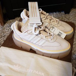 Adidas Ivy Park: Super Sleek Beige Shoes 10